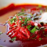 sopa de remolacha borsch